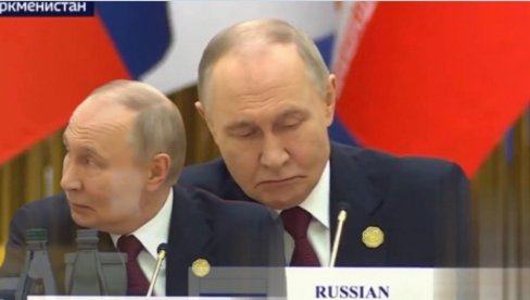 PUTINU BILO OČITO NEPRIJATNO: Ruskog predsednika pred NATO liderima izdao mikrofom (VIDEO)