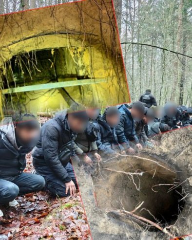 УЛАЗИ СКРИВЕНИ У ШУМИ: Пронашли тајне ТУНЕЛЕ испод белоруске границе - ухапшено 130 странаца (ВИДЕО)