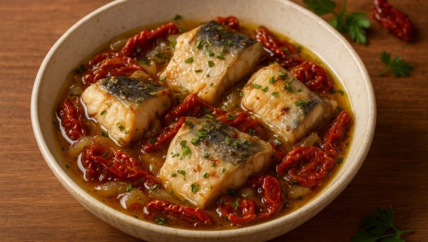 ХАРИНГА СА СУШЕНИМ ПАРАДАЈЗОМ: Једноставно, ароматично предјело са медитеранским шмеком