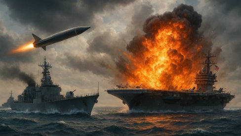 DA LI JE TRAMP DOŽIVEO NOVI UDARAC? Iran tvrdi: Dronovima smo pogodili američki nosač aviona Abraham Linkoln