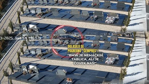 DNO DNA Vozio BMW po groblju - da parkira što bliže! Pogrebno Čempres saopštilo: Neko je naš, nije Nemac (VIDEO)
