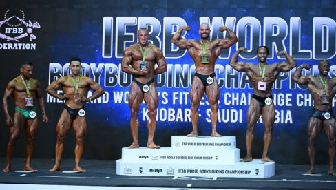 SRBIJA DOBILA SVETSKOG PRVAKA U BODIBILDINGU: Aleksandru Banjeglavu zlatna medalja u kategoriji do 90 kilograma