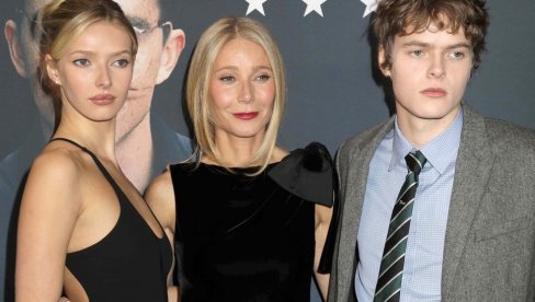 ЋЕРКА ИСТА МАЈКА, СИН ИСТИ ОТАЦ: Гвинет Палтроу блиста од поноса, први пут се појавила са децом на црвеном тепиху