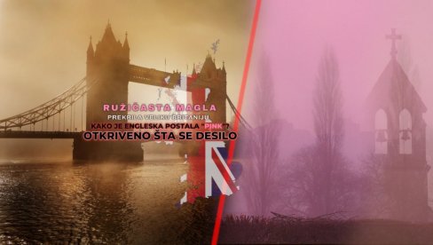 U UK KAO U APOKALIPSI Otkriveno otkud RUŽIČASTA MAGLA, ljudi u šoku: Kao da trčim kroz šećernu vunu! (FOTO)