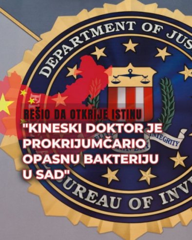 ТЕШКЕ ОПТУЖБЕ, ПРОГОВОРИО ДИРЕКТОР ФБИ: Кинески доктор је прокријумчарио опасну бактерију у САД