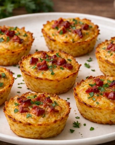 МИНИ КРОМПИР ПИТЕ СА СИРОМ И СЛАНИНОМ: Хрскаве, сочне и пуне укуса!