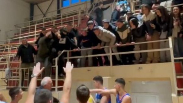 ЦРНОГОРЦИ ЗГРОЗИЛИ ЦЕО РЕГИОН! Незапамћен скандал на кошаркашкој утакмици у Никшићу (ВИДЕО)