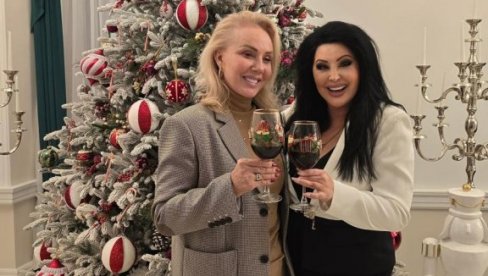 POSETILA JE U DVORCU U AUSTRIJI: Lepa Brena iznenadila Draganu Mirković (FOTO)
