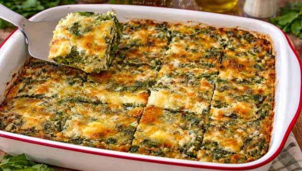 ЗАПЕЧЕН СПАНАЋ СА СИРОМ: Једноставно, здраво и укусно јело