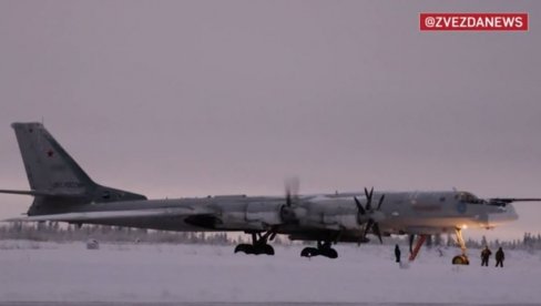 „RUSKI MEDVEDI“ LETELI NAD ARKTIKOM: Pratili ih Suhoji Ratne mornarice (VIDEO)