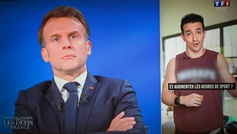 MAKRON U ABU DABIJU TRENIRAO SA JUTJUBEROM TIBO INŠEJPOM: Večerao sa 900 francuskih vojnika, služena jela iz Jelisejske palate