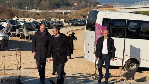 VELIKE STVARI ZA ISTOK SRBIJE Vučić na Dunavskom koridoru: Do novembra sve gotovo (VIDEO)