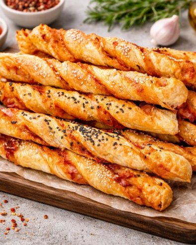 ШТАПИЋИ СА СЛАНИНОМ И СИРОМ: Идеја за брзу ужину