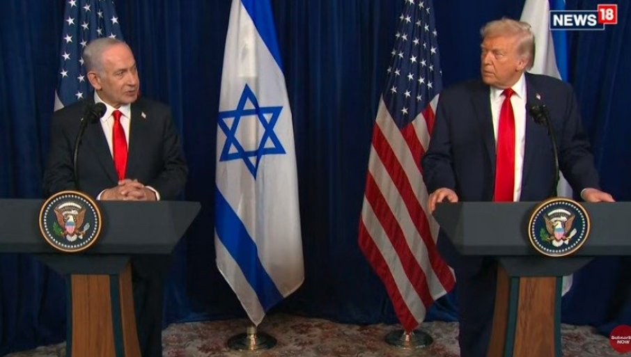 ПО ПРВИ ПУТ У ИСТОРИЈИ ИЗРАЕЛА: Нетанјаху додељује Трампу највише признање у Мар-а-Лагу (ВИДЕО)