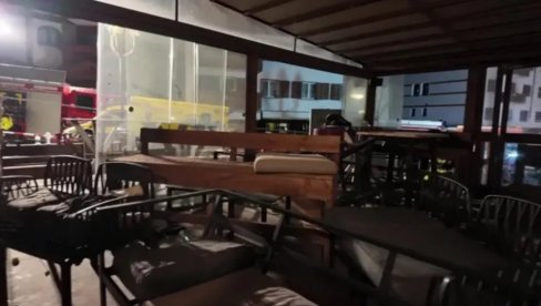 ИСПЛИВАО СНИМАК ТРЕНУТКА ИЗБИЈАЊА ПОЖАРА: Млади славили дочек Нове године уз музику, а онда је букнуло (ВИДЕО)