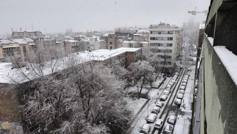 KONAČNO PRAVA ZIMA, ZABELEO SE BEOGRAD: Sneg koji od jutros pada u prestonici napravio bajkovite prizore (FOTO)