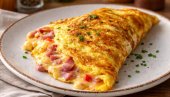 PUFNASTI OMLET: Savršen doručak sa šunkom i sirom