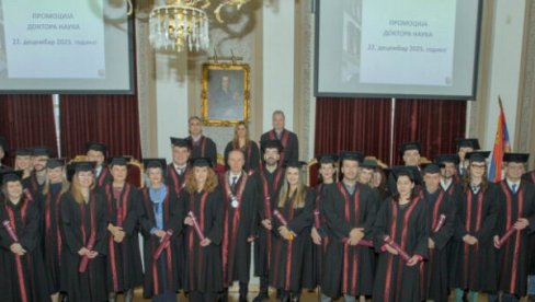 SVEČANOST U REKTORATU: Promovisan 21 doktora nauka u oblasti mašinskog inženjerstva
