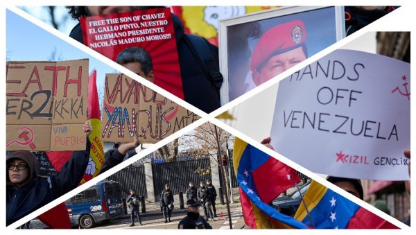 ПРОТЕСТИ У ЕВРОПСКИМ ГРАДОВИМА: Грађани против америчког напада на Венецуелу