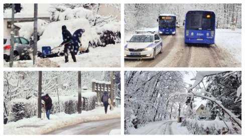 ZAVEJANA SRBIJA: Sneg na mnogim deonicama - RHMZ najavljuje novu turu padavina (FOTO)