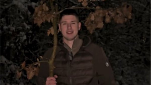 МИЛОШ ПАВЛОВИЋ СЕ ОГЛАСИО НА ИНСТАГРАМУ: Честитао свима Бадњи дан