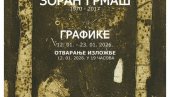 ЗОРАН ГРМАШ - ГРАФИКЕ Изложба у Галерији Академије уметности, 12. јануара