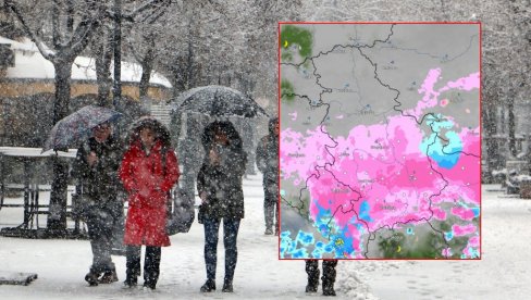 (MAPA) SPREMITE SE ZA NAJJAČI TALAS HLADNOĆE DO SADA: Srbija na udaru snega i debelog minusa, ovi delovi zemlje prvi na udaru