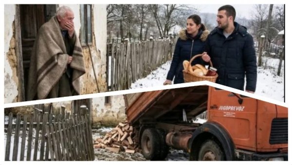 ДЕКА ПЕТАР ДРХТАО У ХЛАДНОЈ КУЋИ, ПА ПРОНАШАО 500 ЕВРА НА БАДЊЕ ВЕЧЕ: Новац је без размишљања вратио влансику, па ујутру добио изненађење