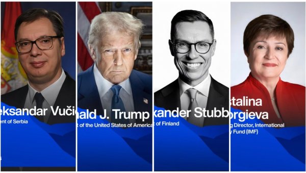 ТРАМП, ВУЧИЋ И СВЕТСКА ЕЛИТА У ДАВОСУ: Најважнији форум почиње 19. јануара, ево о чему ће се разговарати