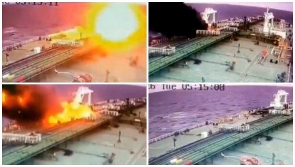 УКРАЈИНА ИЗВРШИЛА НАПАД НА КАЗАХСТАНСКИ НАФТНИ ТАНКЕР: Хитно се огласила руска војска (ВИДЕО)