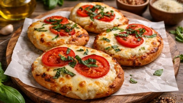 МИНИ ПИЦЕ СА СИРОМ: Маргарита у мини издању