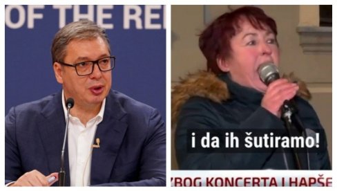 SAMO JEDNA OD OSOBA KOJA OGROMAN NOVAC DOBIJA IZ INOSTRANIH FONDOVA... Vučić o jezivom ponašanju blokaderke LJiljane Bralović u Čačku (VIDEO)