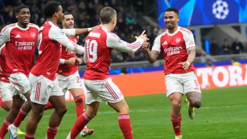 KAKAV MEČ U LIGI ŠAMPIONA: Arsenal pokazao zašto je prvi na tabeli, tobdžije pobedile na teškom gostovanju