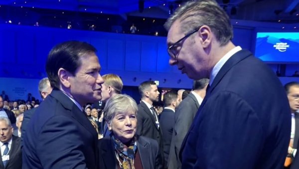 ВУЧИЋ СЕ СРЕО СА РУБИОМ: Указао сам на позиције Србије о главним геополитичким питањима