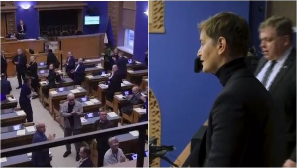 ОВАКО СЕ ПОШТУЈЕ СРБИЈА! Велика част за нашу земљу, погледајте како је Ана Брнабић дочекана у естонском парламенту (ВИДЕО)
