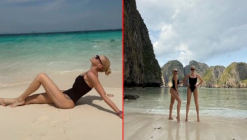 VRELE I IZAZOVNE POZE: Nataša Bekvalac se skinula u kupaći, pokazala izvajano telo (FOTO)