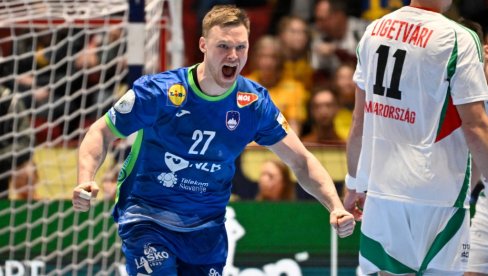 VAŽNA POBEDA SLOVENIJE: Zmajčeki srušili Mađarsku i nastavljaju borbu za polufinale Evropskog prvenstva u rukometu