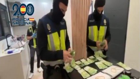 CRNA SENKA ODVELA 105 LJUDI IZA REŠETAKA: U Španiji razbijena najveća kriminalna mreža za trgovinu kokainom (VIDEO)