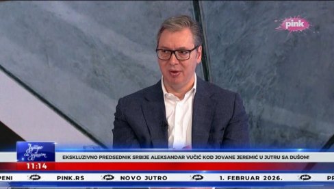 VUČIĆ U EMISIJI „JUTRO SA DUŠOM“: Predsednik o svim aktuelnim temama