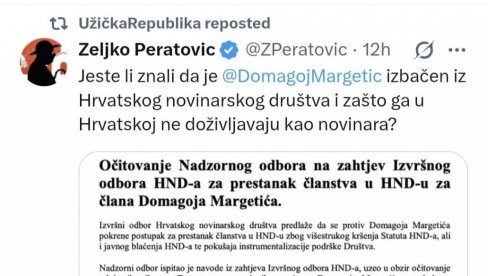 ČAK I BLOKADERI PRIZNAJU! Domagoj Margetić prevarant - izbačen iz Hrvatskog novinarskog društva