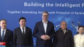 VUČIĆ U KINESKOM KULTURNOM CENTRU: Predsednik na prezentaciji robota kompanije AGIBOT (VIDEO)