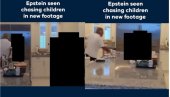 ISPLIVAO NOVI JEZIV SNIMAK: Epstajn juri po kući mlade devojčice (VIDEO)