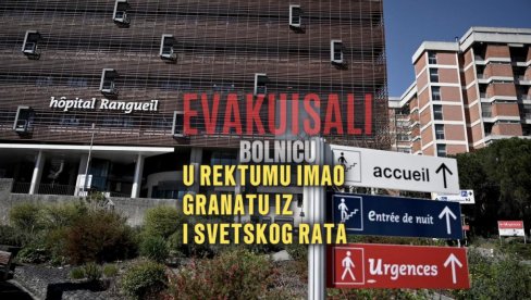 Primili mladića (24) sa neeksplodiranom granatom iz I Svetskog rata u rektumu - EVAKUISALI BOLNICU