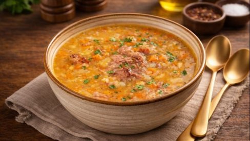 ГРАШАК СА ДИМЉЕНИМ МЕСОМ: Класично јело на кашику