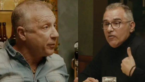 БЕЗОБРАЗАН СИ, ПОКВАРЕН И ПРЉАВ! Владан Тегелтија и Милан Калинић у клинчу, бруталне сцене вређања у програму уживо (ВИДЕО)