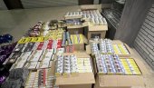 ПАО ШВЕРЦЕР ИЗ ВРАЊА : Заплењена већа моличина цигарета и резаног дувана