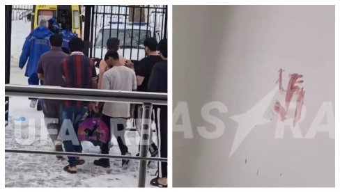 UMOČIO RUKU I NACRTAO KUKASTI KRST, POD ISPRSKAN KRVLJU: Ovako izgleda studentski dom posle monstruoznog napada (UZNEMIRUJUĆI VIDEO)