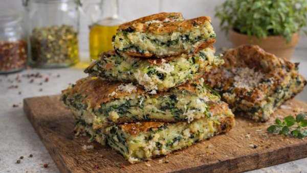 ПИТА СПАНАЋ ФЕТА: Лаган доручак са само мало калорија по парчету