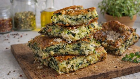 PITA SPANAĆ FETA: Lagan doručak sa samo malo kalorija po parčetu