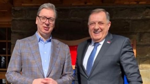 VUČIĆ UGOSTIO DODIKA: Sa zanimanjem sam saslušao njegove impresije o poseti SAD